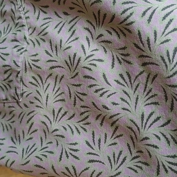 Women's Medium Patagonia Tropical Print Cotton Button Down Shirt - Picture 5 of 10